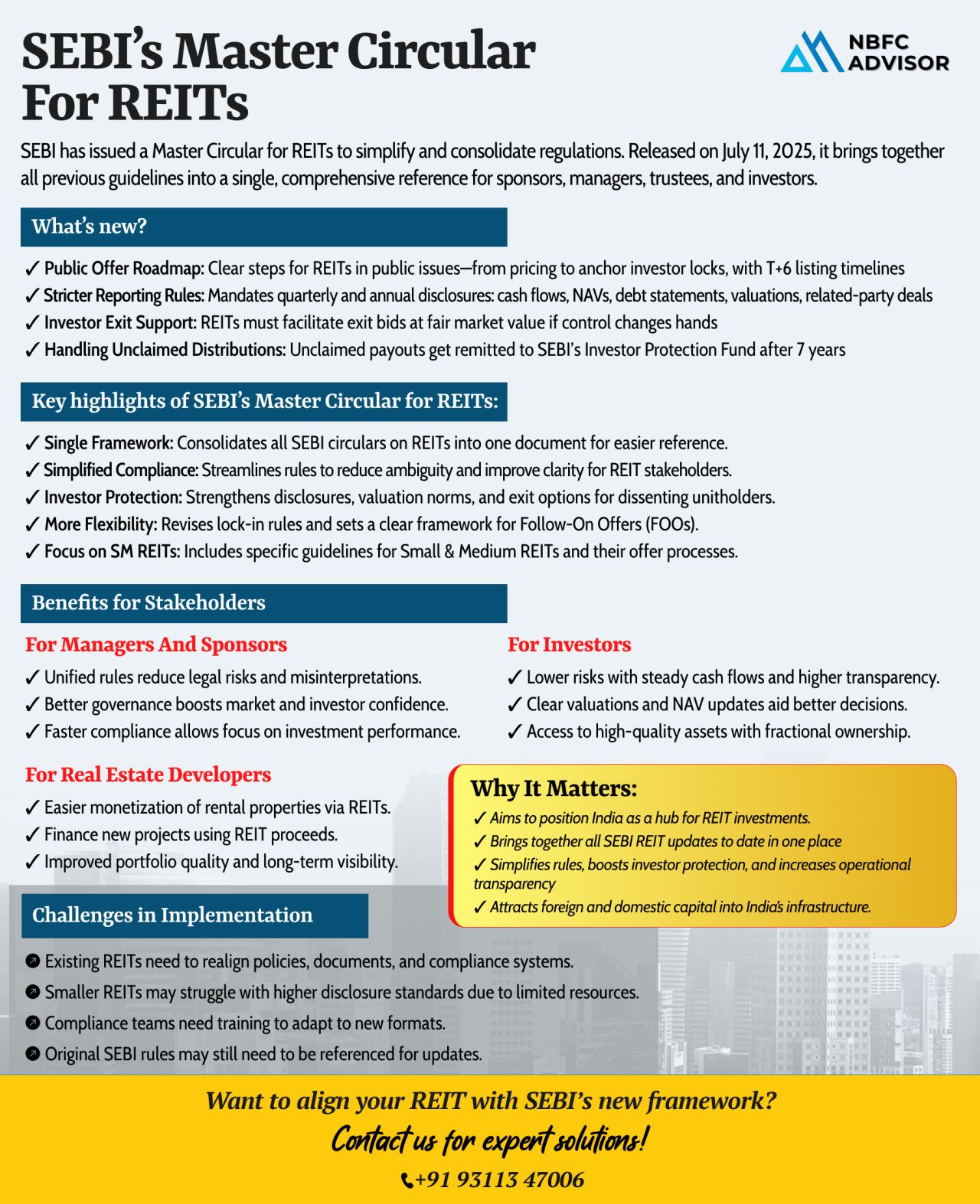 SEBI's New Master Circular for REITs: A Game-Changer for Real Estate Investing in India